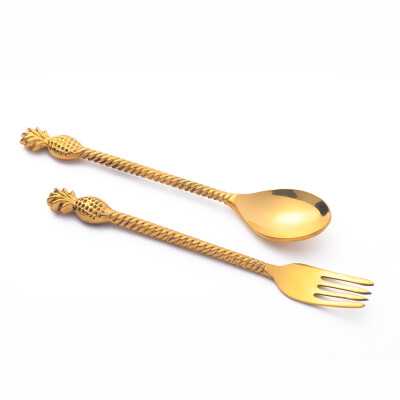 Best Quality Brass Cutlery Set of 2 (Full Brass) - KB036