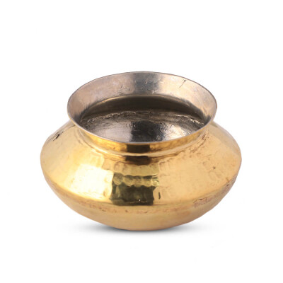 Best Quality Brass Serving Handi with Kalhai (Tin Lining) - KB028
