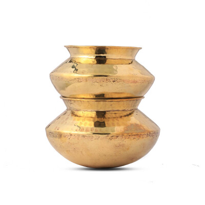 Best Quality Brass Serving Handi with Kalhai (Tin Lining) - KB028