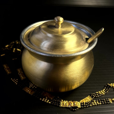 Best Quality Traditional Brass Ghee Pot (With Kalhai / Tin Lining) - Product Code – KB016