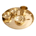 Kasya / Bronze Heavy Thali / Dinner Set (Maharaja) - KB514